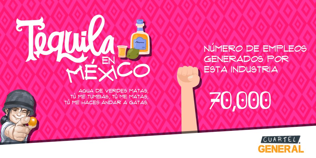 El #tequila siempre nos acompaña en las fiestas patrias. Si quieres saber algunos datos rápidos de esta bebida, síguenos en instagram.com/p/CigGqeUOxE8/…

#ZonaDeHallazgos #SomosCuartel #AúnHayMuchoPorDescubrir