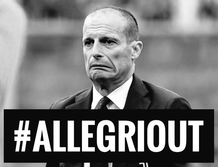 Enough.! You must go out..! #AllegriOut