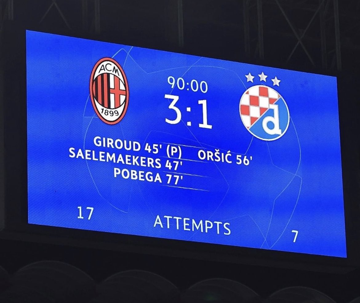 👏 A first home #UCL win in nine years 🔴⚫️