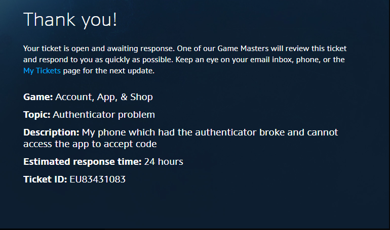 RuneShardGaming's tweet photo. @BlizzardCSEU_EN Hey guys so 3 of my tickets have been deleted and you haven't followed me on twitter so I cannot DM you to have this resolved I'm honestly not quite sure if I have a currently active submitted ticket. Can you please follow me so I can have this resolved https://t.co/BrTTBry7rc