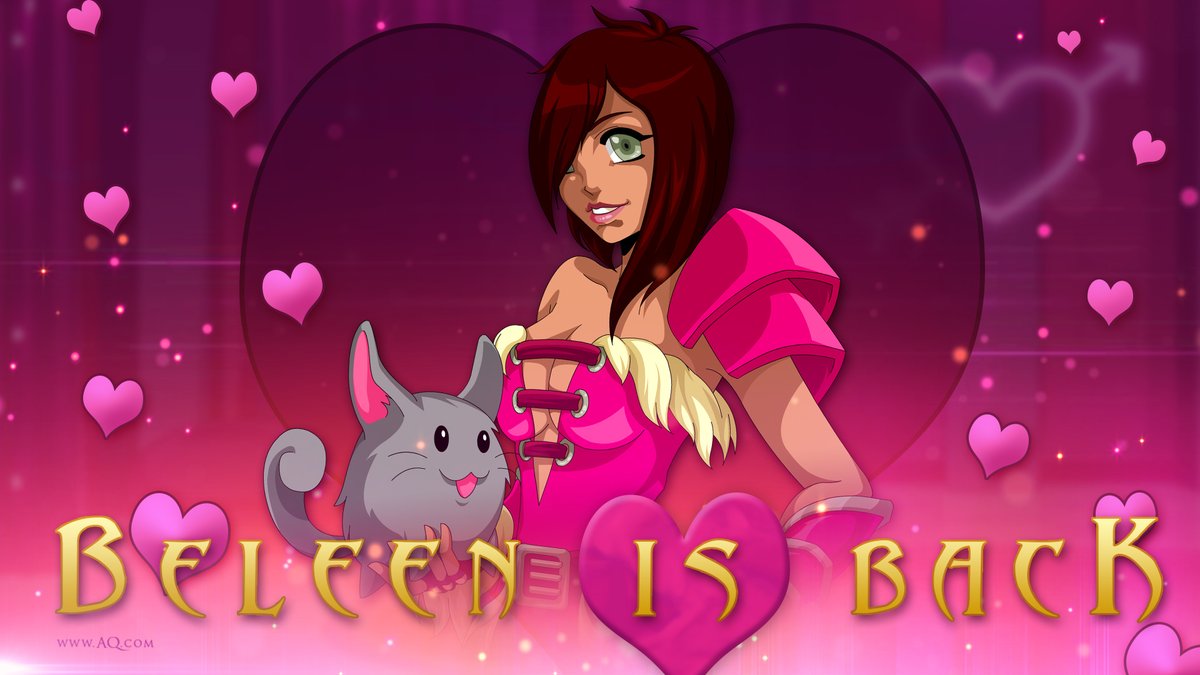 You know what they say about Wednesdays and the color pink... O_O It means BELEEN IS BACK on the AQWorlds Design Notes! Check out her latest post with spoilers about her guest-writing, upcoming holiday events, the 20th anniversary and LOTS of pink text! 💗 aq.com/gamedesignnotes