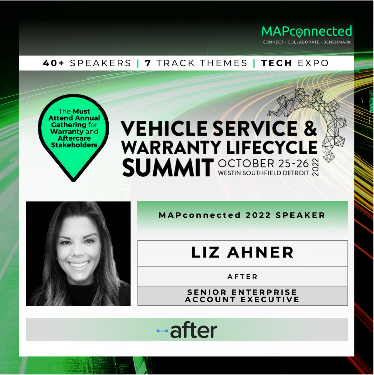 Are you Utilizing Predictive Models To Optimize Extended Warranty Marketing Campaigns? Liz Ahner After, Inc. hosts panel to discuss top modelling techniques including: Customer profiling, Propensity models, and Customer lifetime value.  Reserve today 
mapconnected.com/meet-liz-ahner…