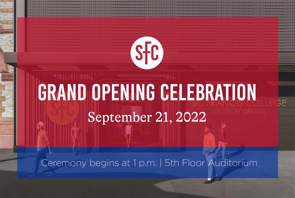 SFCNY's tweet photo. #179Weekly β’ For this week, we are happy to invite you all to join us at our #NewCampus grand opening, as we celebrate this latest milestone in SFC's history.
Link for more info!β€οΈπΎπβ‘οΈ https://t.co/sLMSev2tli https://t.co/2db2kYv8Ay
