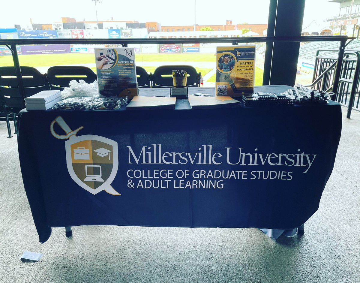 MUGradStudies's tweet photo. It is MU Alumni Night at the Lancaster Barnstormers! Be sure to stop by and grab some MU swag and learn about all of our amazing graduate programs! https://t.co/lQqrtHz87w