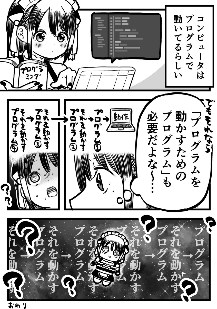 プログラミングに関する疑問！プログラムを動かすプログラムとは？