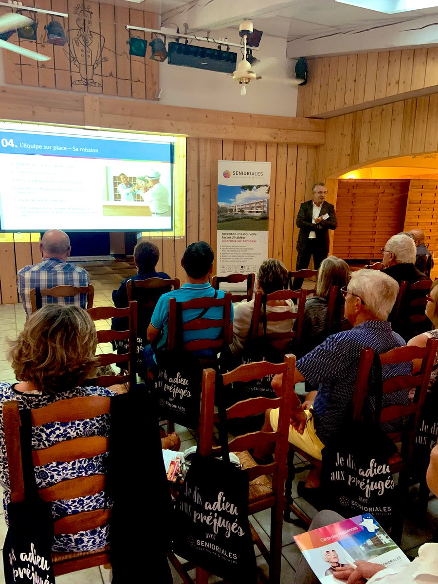 Ce soir, c’est la conférence publique de présentation de <a href="/SenBormes83/">Senioriales de Bormes-les-Mimosas</a> notre prochaine résidence de la Côte d’Azur à Bormes les mimosas