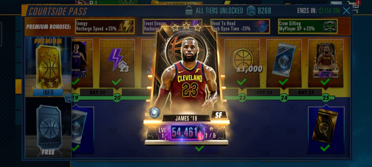 RJDR6127's tweet photo. @NBA2KMobile I have the king baby https://t.co/58Hd5WVEtQ