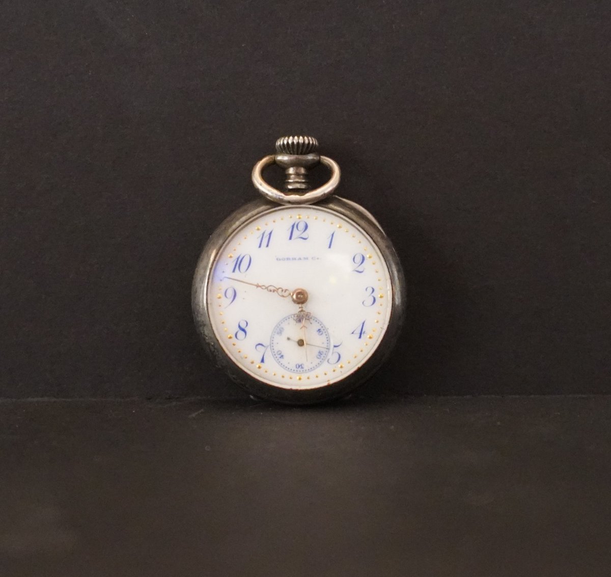 OrphanTrainDepo's tweet photo. Today is #AskAMuseum Day! @historygirl97 asked, "Is there a piece within your collection that makes you feel a certain way?" Yes! Our curator has strong feelings about a little pocket watch in our collection (1/3) https://t.co/TP5iaFfkyY