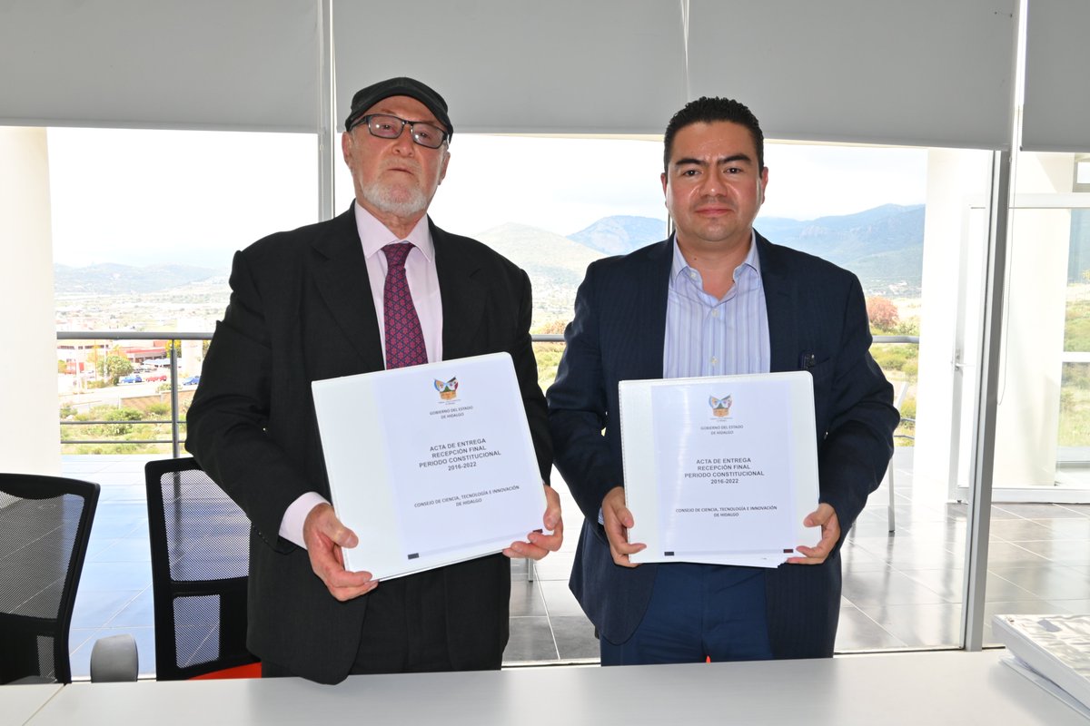 CITNOVA's tweet photo. #Bit
Por instrucción del Gobernador @juliomenchaca_ se llevó a cabo la firma de actas de la entrega-recepción en las instalaciones del Parque Científico y Tecnológico de Hidalgo #PCYTH. Recibió Dr. Francisco Patiño Cardona Dir. Gral. del @CITNOVA entregó el Mtro. @AlonsoHuerta https://t.co/b1IaVux7Aj