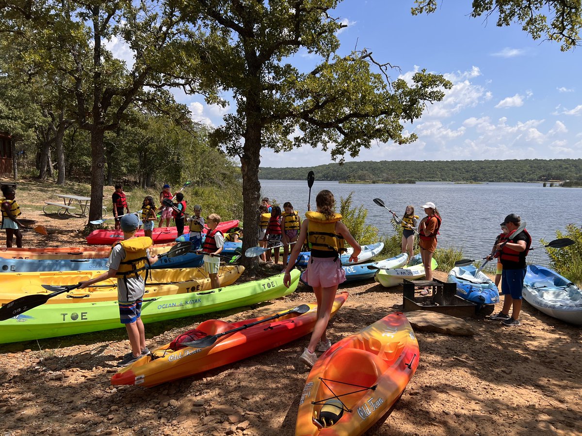 Checking in with our 5th grade kayakers! <a href="/TVS_Trojans/">Trinity Valley School</a> <a href="/TVSTOE/">TVSTOE</a>