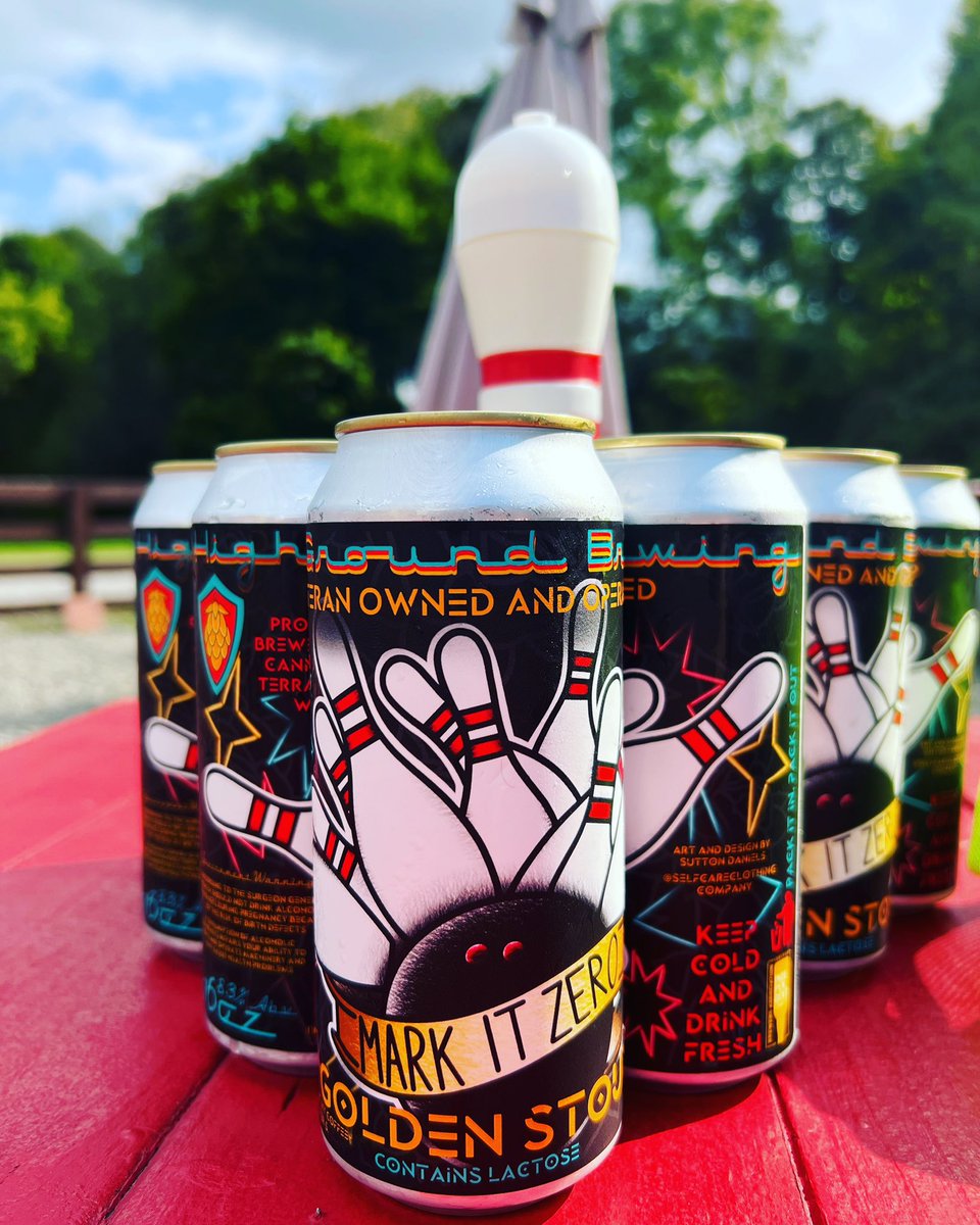 Mark It Zero! is back in action y’all. This Golden Stout uses Quantum Bean Coffee for that stout flavor along with a balanced sweetness unique to this super fun style. Don’t let the color fool you, this beer is packed with flavor. #highgroundbrewing #drinkhighground #wvcraftbeer