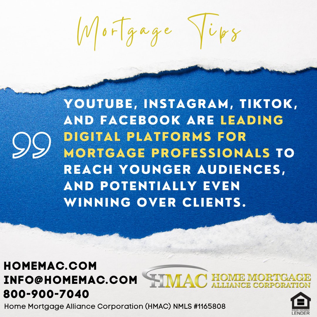 joinhomemac's tweet photo. "Gen Z opted to check social media first to learn about personal finance. Several apps, including YouTube, Instagram, TikTok, and Facebook, are leading digital platforms for mortgage professionals to reach younger audiences, and potentially even win over clients...

#mortgage https://t.co/xpWf94Xx8h