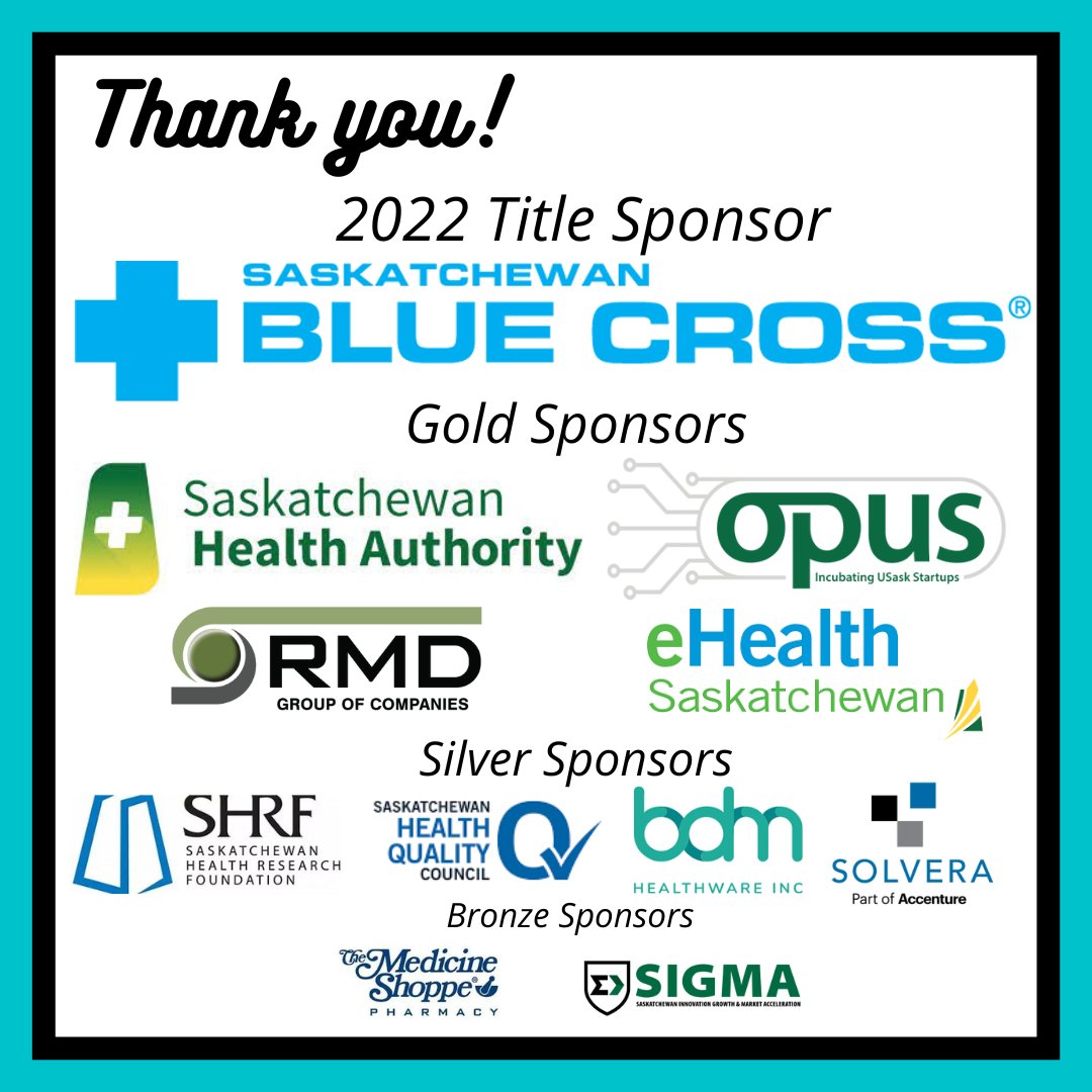 Thank you to all our sponsors for Med.Hack(+) 2022: Presented by Saskatchewan Blue Cross happening Sept. 23 - 25.

Get your tickets soon!
Early bird prices end Sept. 17, 12am.
Students get 50% off.

eventbrite.ca/e/medhack-2022…