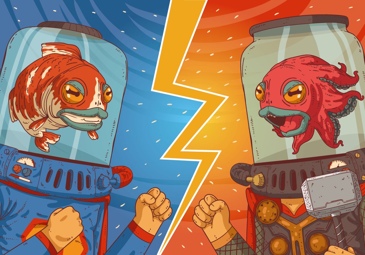 thelakeclubnft's tweet image. Who is the better superhero?
🔨Thor vs. Superman 🦸♂️
Let us know in the comments 👇
Between all comments we give away 10 WL SPOTS for our upcoming Fishtank Heads Collection 🐟
#TheLakeClub #NFTs #NFTdrop #NFTLaunch