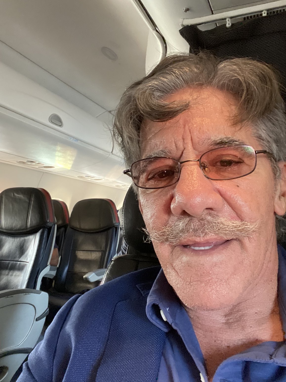 Geraldo Rivera on Twitter: &ldquo;On a nearly empty flight to NYC from CLE