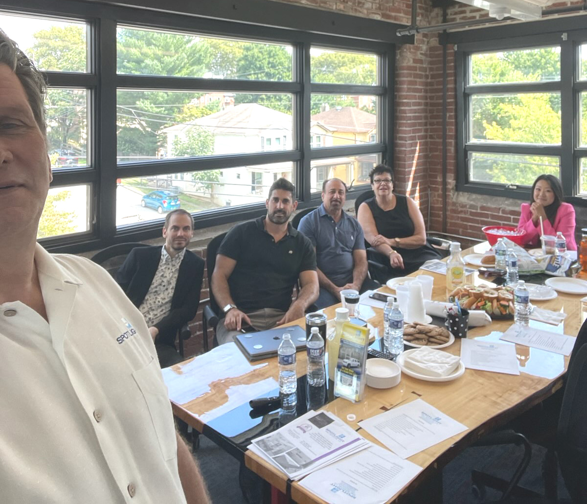 Spotlight_Home's tweet photo. Bill Dare presents a Lunch &amp; Learn on how to avoid litigation &amp; understanding pre-listing inspections. Thanks to @BlackLabelKW for hosting. Let us help you &amp; take the fright out of home inspections! Schedule a L&amp;L today! #lunchandlearn #homeinspection #prelistinginspections https://t.co/skwoprGQ4V