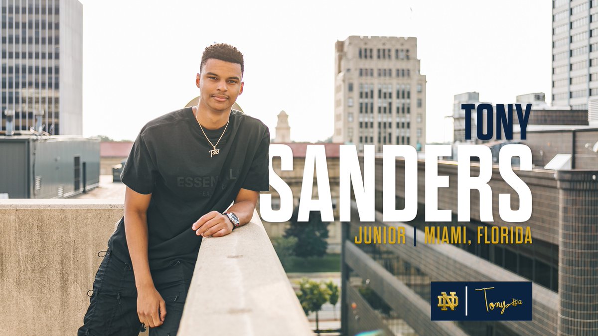 Notre Dame Men's Basketball (@ndmbb) on Twitter photo 𝙿𝚞𝚝𝚝𝚒𝚗𝚐 𝚘𝚗 𝚏𝚘𝚛 𝚑𝚒𝚜 𝚌𝚒𝚝𝚢.
<a href="/TonySandersjr_/">Tony Sanders Jr</a> → bit.ly/3eFoJcS 𝙿𝚞𝚝𝚝𝚒𝚗𝚐 𝚘𝚗 𝚏𝚘𝚛 𝚑𝚒𝚜 𝚌𝚒𝚝𝚢.
<a href="/TonySandersjr_/">Tony Sanders Jr</a> → bit.ly/3eFoJcS