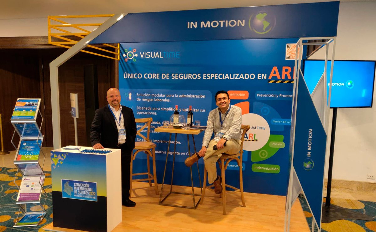 grupoinmotion_'s tweet photo. Cerrando una jornada bien interesante en la #ConvenciónFasecolda 𝟮𝟬𝟮𝟮. 

Gracias @FasecoldaOficia  por la excelente organización del día de hoy.

¡No vemos mañana en el stand N° 1!

#eventosempresariales #Seguros #colombia #fasecolda #VisualTime #InMotion #CoredeSeguros https://t.co/iSkOgE8pTt