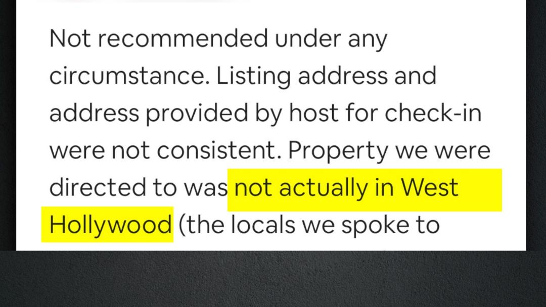 The Airbnb you're renting might be not in the place it's advertised. In this report, the <a href="/NBCLA/">NBC Los Angeles</a>  I-Team shows you why you should always read the reviews on a listing before putting your money down.
4.nbcla.com/ALDUxWl
