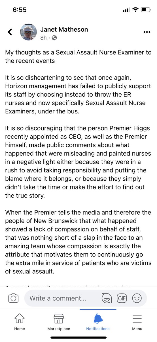ry_guy4life's tweet photo. From THE MOST caring Nurse at DECH ED, who came out of retirement (after less than a year) to help us over last few years after a distinguished and honourable Nursing career. Read her truth (as much as she can say) re SANE Nurse at DECH ER. The system is failing, not the staff! https://t.co/AcKjgHUJJC