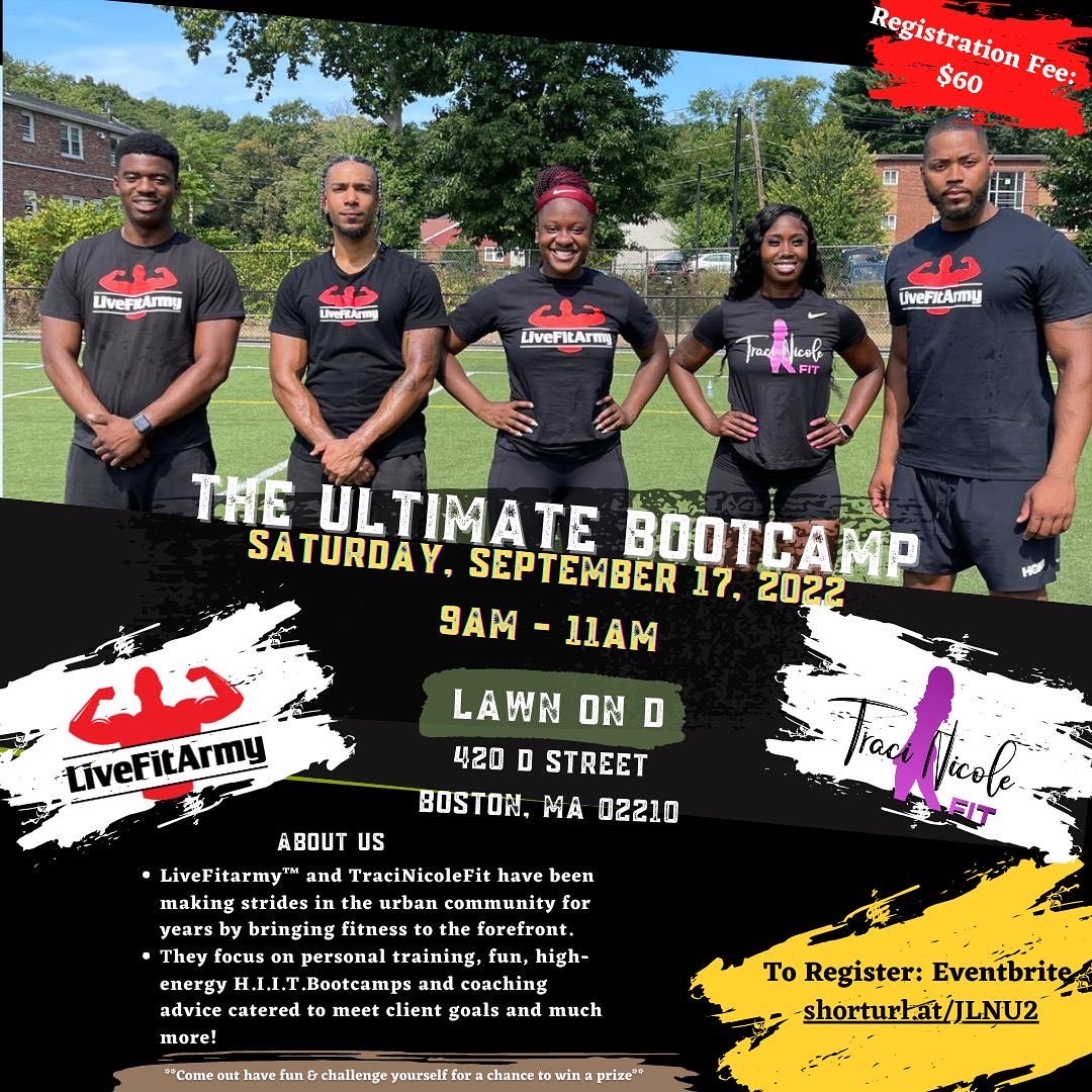 lawnond's tweet photo. Come hang with us on The Lawn On D this weekend!π
We are open Friday night & ALL DAY Sunday!! Also don't forget to register for Fitness On D: The Ultimate Bootcamp this Saturdayππ½ββοΈ
@tracinicolefit #tracinicolefit #livefitarmy #livemusic #thelawnond #bostons #outdoorworkout https://t.co/MkxNvLqQCc