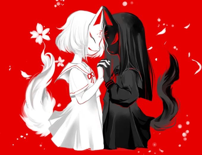 qrt with red art  