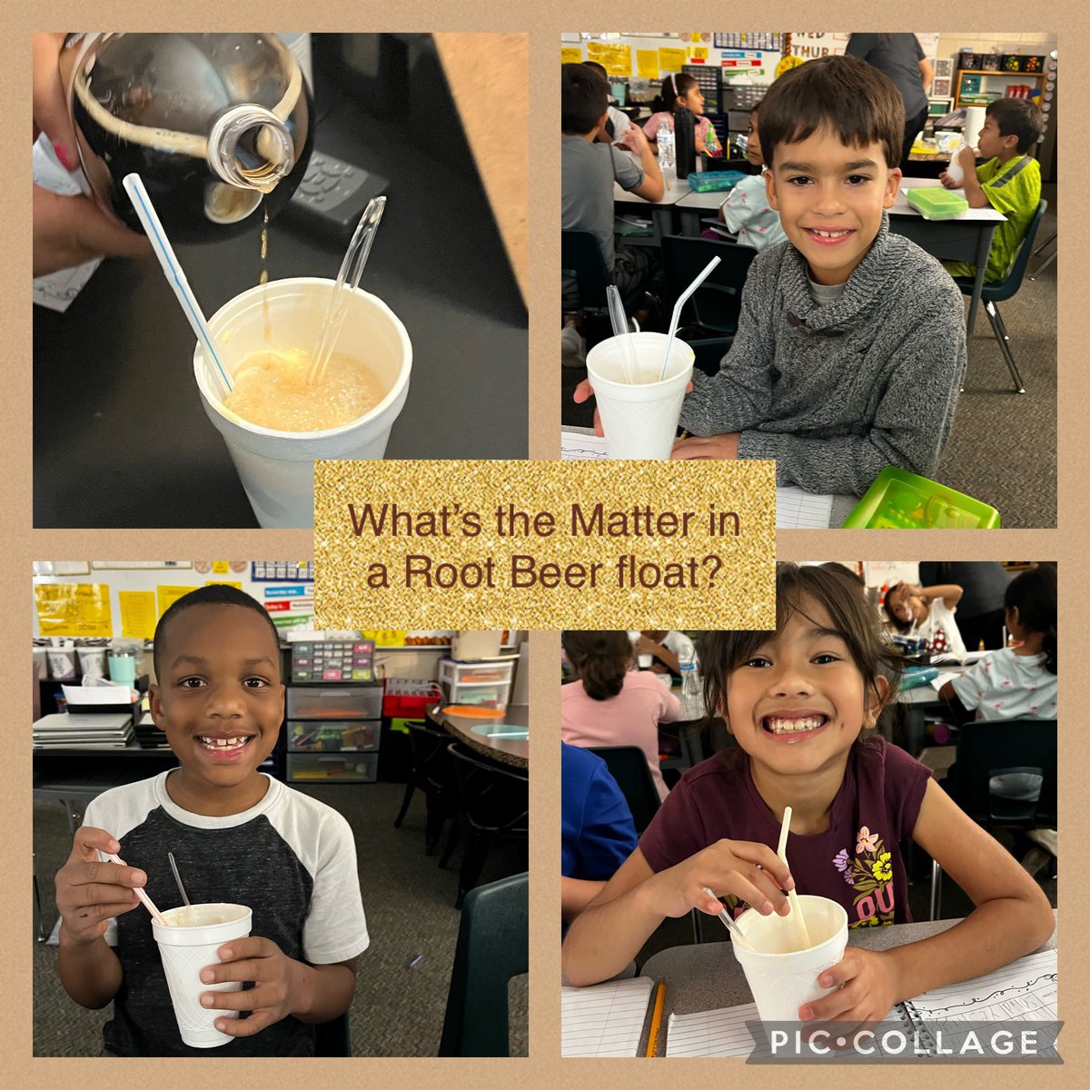 These SUPER 2nd Grade Scientists explored states of matter by making &amp; drinking rootbeer floats with friends today! <a href="/HumbleISD_ESE/">Eagle Springs Elem</a> <a href="/HumbleISD/">Humble ISD</a> <a href="/Humble_Science/">Humble ISD Elementary Science</a> #everystudenteveryday #eseSOAR