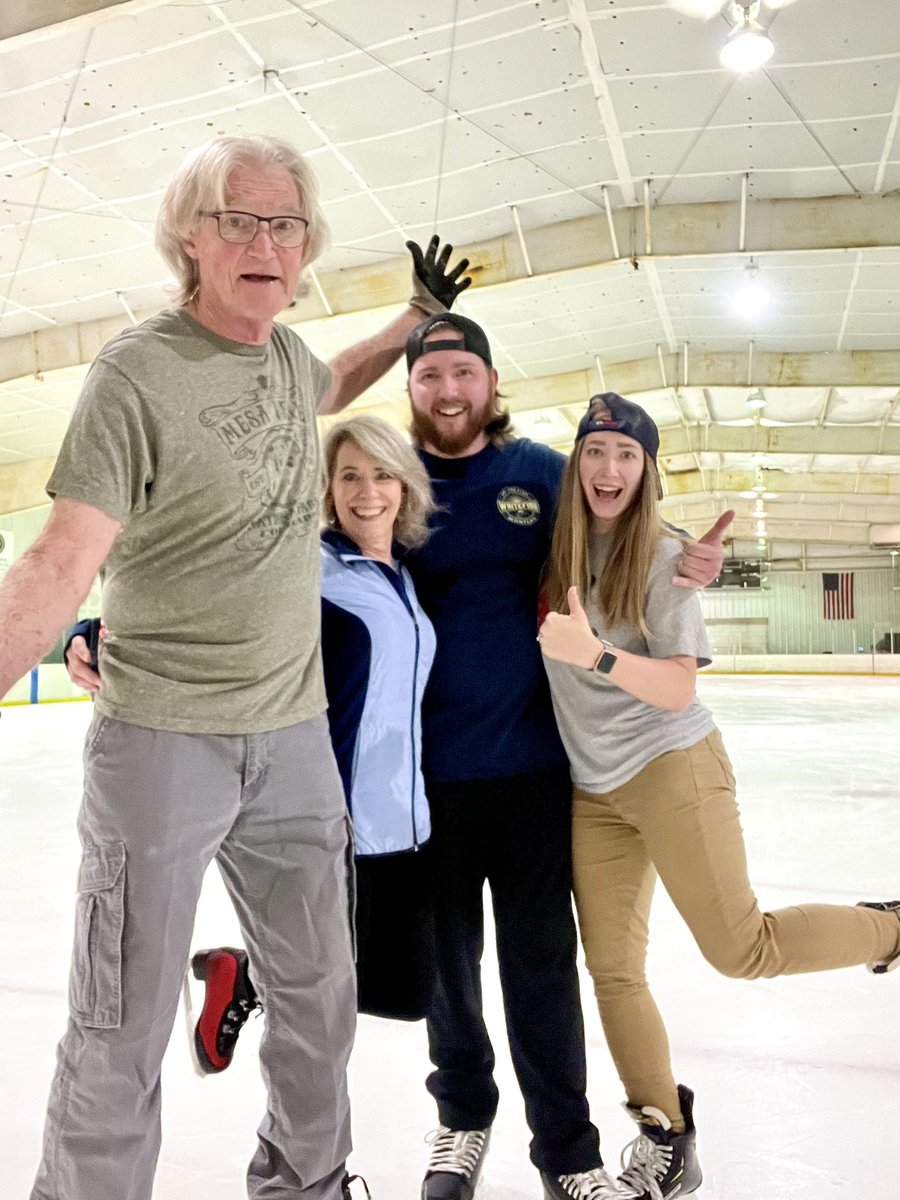 family skate after dad’s 70th 🎉❤️