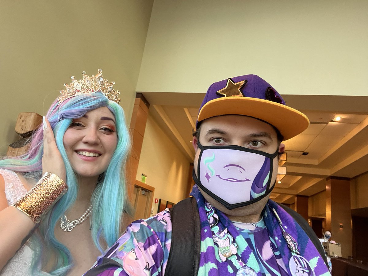 TaylorBMcardle's tweet photo. Sadly didn’t take as many photos with friends as I wanted to back @EverfreeNW because I was so busy that weekend. But here are some I got with @NamiiVOCALS @Step2Kissy @Step2Tori and @Blazing_Beams #EFNW2022 #10YearsofEverfree 💜 https://t.co/e99A60Pdr3