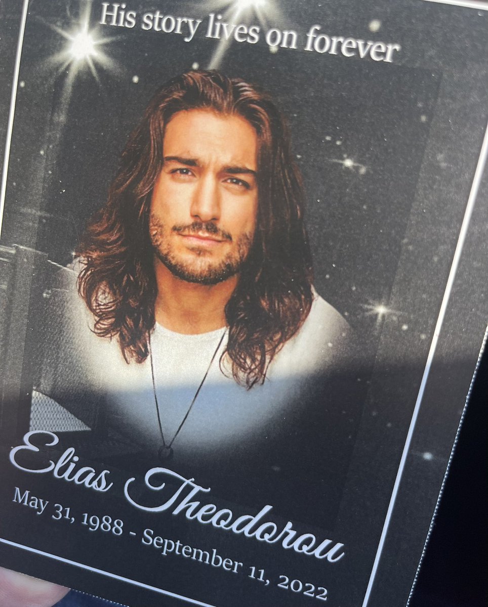 MikeBohn's tweet photo. Just left Elias Theodorou’s public viewing outside of Toronto. A very emotional scene as you’d expect with family, friends and more paying their respects with an open casket. Hit hard.

#RIPEliasTheodorou. This was his final message. ❤️🙏 https://t.co/zSnh5QbsVG