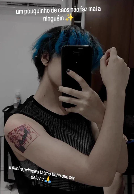 my friend tattooed me today and i'm so happy how it turned out  