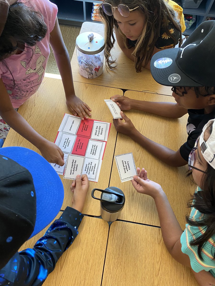 MrsSnyder_4th's tweet photo. Freedom Week Fun - Preamble scramble. @PhillipsElem https://t.co/hyr0Jd47jL