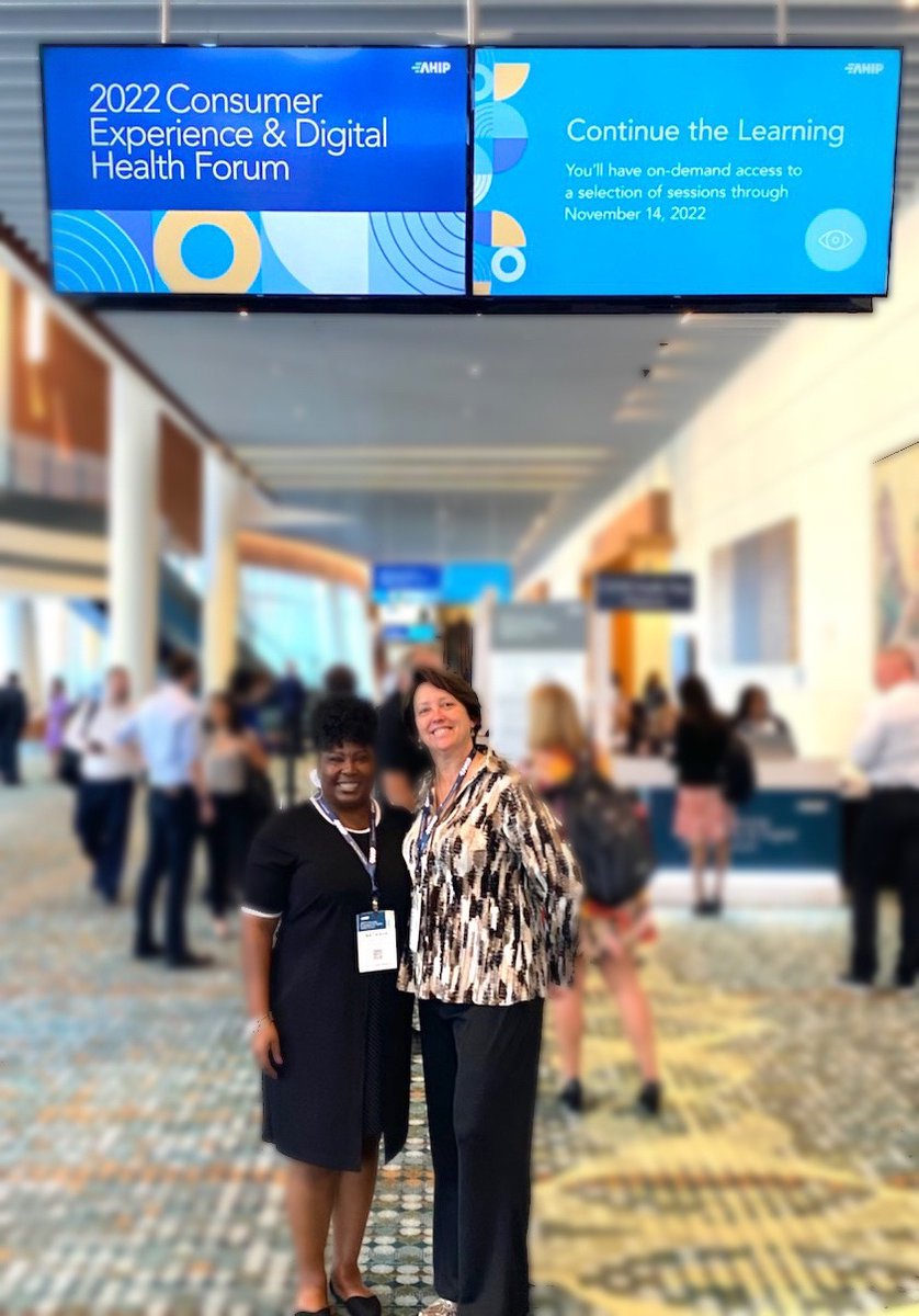 integritym_inc's tweet photo. As @AHIPCoverage's  CDF comes to a close, we embrace the opportunity for continuous learning! One key takeaway to note is as healthcare moves more into the digital era, we must be mindful to ensure the use of technology narrows and does not widen the disparities gap. https://t.co/1VKnFXUCKI