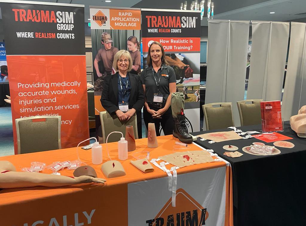 TraumaSimGroup's tweet photo. Set up ready to go day one at @ATMA_Tactical , with the most essential ingredient Coffee,

In the TraumaSim sponsored coffee cups https://t.co/y2roDQyIvp