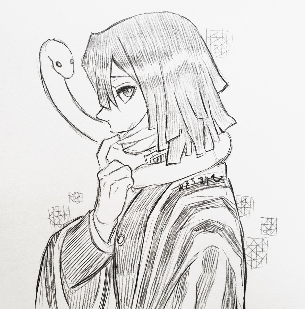 🐍さんお誕生日おめでとうございます!!!!!
お祝いまんがもどき描こうとしたら時間なくてとりあえず🐍さん描きました( ';゜;∀;゜;)
今夜、これより雑な絵があぷされると思われます(^◇^)💦💦