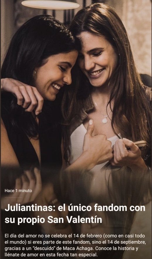 PgKarly's tweet photo. El único fandom con su propio San Valentín! ✨🫶🏽✨

#SanValentín 
#Juliantina https://t.co/gsaghvAbGp