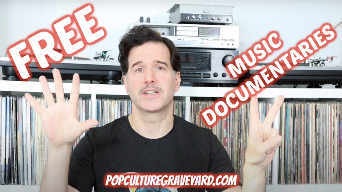 This week on Pop Culture Graveyard, I'll be talking about some of my favorite music documentaries currently available free on YouTube! 
youtu.be/LBUbi4GXxzI