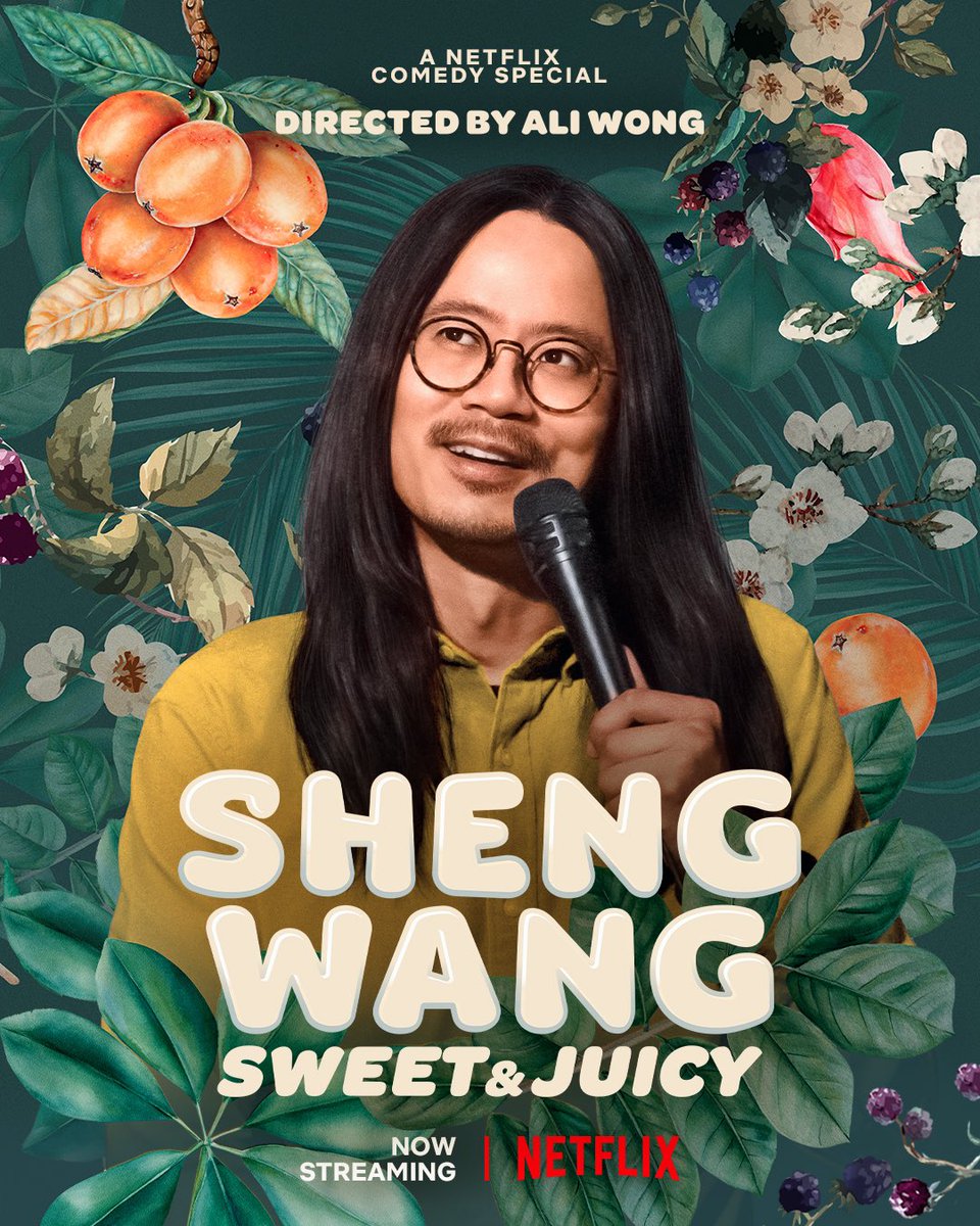 ❤️ So excited for this to be out there. Thank you to all my loved ones, to all the early supporters, all the new fans. I am super grateful. Please share with people that would enjoy this thing!! Sheng Wang: “Sweet and Juicy” is now streaming on Netflix!🙏🏼 #sweetandjuicy