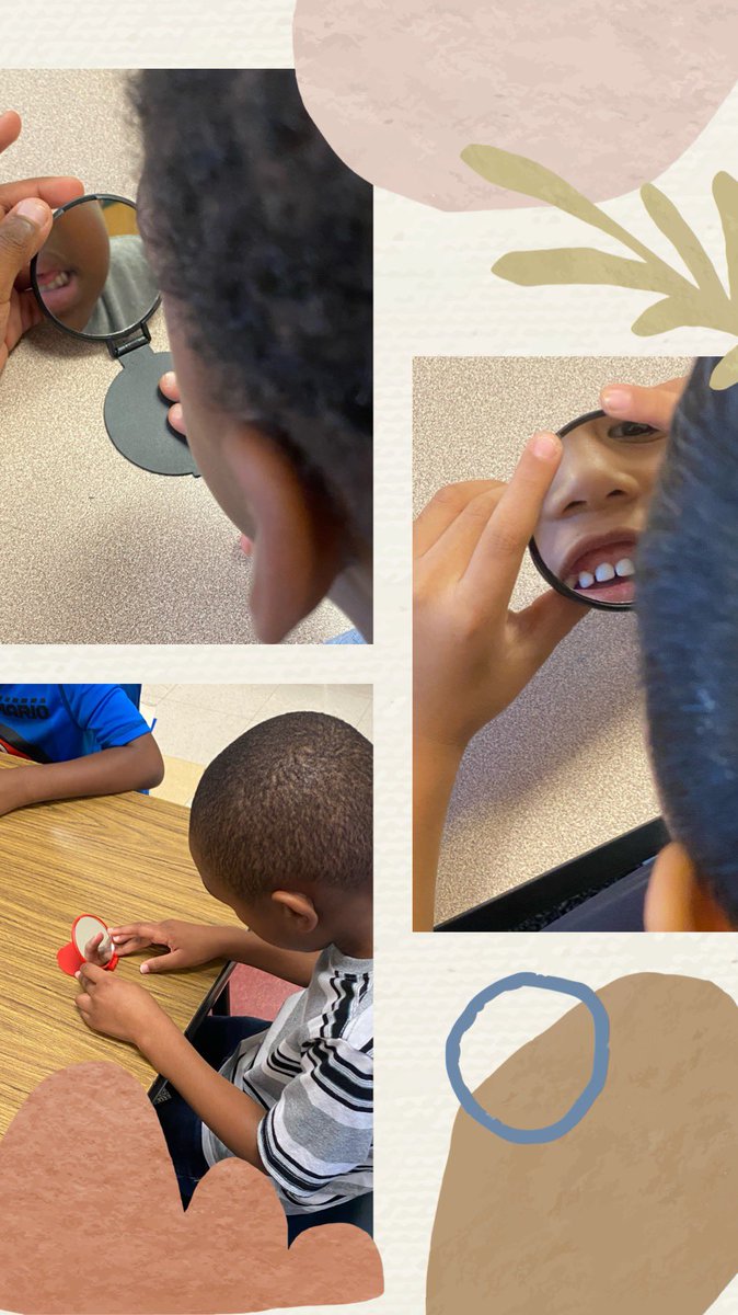 MrsGerew's tweet photo. Students are having fun learning about sounds and tongue and mouth placement using their very special mirrors! #clearfortakeoff @AdamsYRES https://t.co/LG7T13gooh