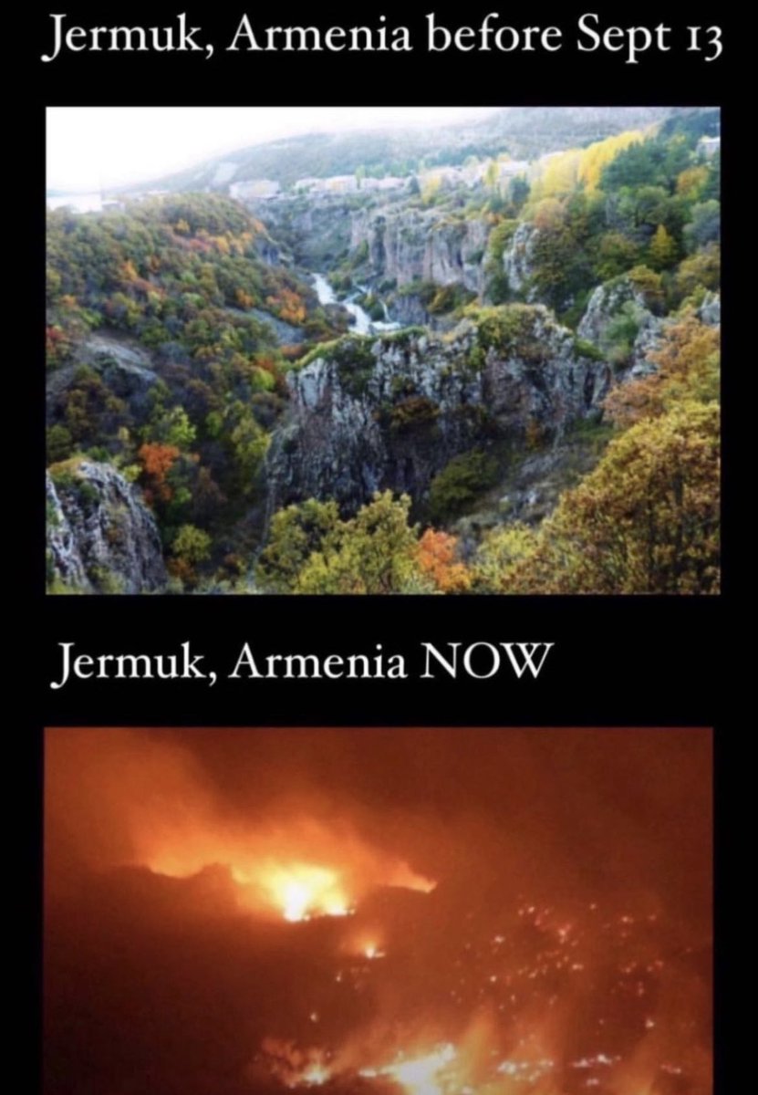 Ani____Anii's tweet photo. #Azerbaijan has attacked #Armenia once more, continuing a pattern of unjustified #violence. The Armenian people desire peace and a cease-fire, but Azerbaijan frequently violates that peace.
#peaceforArmenians🇦🇲 
#AzerbaijaniAggression2022 https://t.co/4TDYtG4W2c