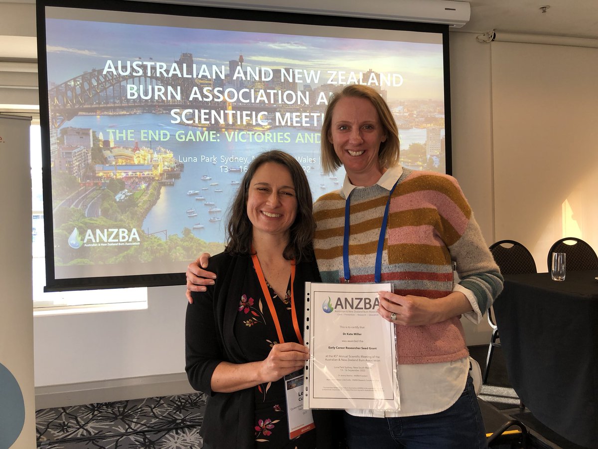 Leila Cuttle (@leilacuttle) on Twitter photo I was proud to award the first ANZBA ECR seed grant to Dr Kate Miller at #ANZBA2022 yesterday. Thanks to ANZBA for supporting the $5,000 grant, <a href="/lincolntracy/">Lincoln Tracy, PhD</a> for developing the grant guidelines + application form, and the judges. I was proud to award the first ANZBA ECR seed grant to Dr Kate Miller at #ANZBA2022 yesterday. Thanks to ANZBA for supporting the $5,000 grant, <a href="/lincolntracy/">Lincoln Tracy, PhD</a> for developing the grant guidelines + application form, and the judges.