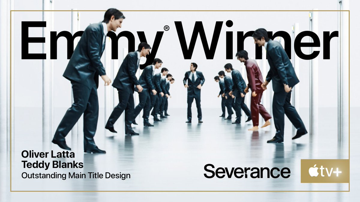 bryan_moss's tweet photo. Beautiful type designs from @AppleTV for their Emmy winners https://t.co/BmtIA8FSxH