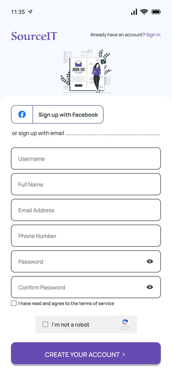 tiana_baz's tweet image. #I4G30DaysOfDesign 🚀
#I4GDesignChallenge @Ingressive4Good 

Day 27🥴

Focus: Authentication page (SourceIT)

Mobile and Desktop versions.

Tool Used: Figma