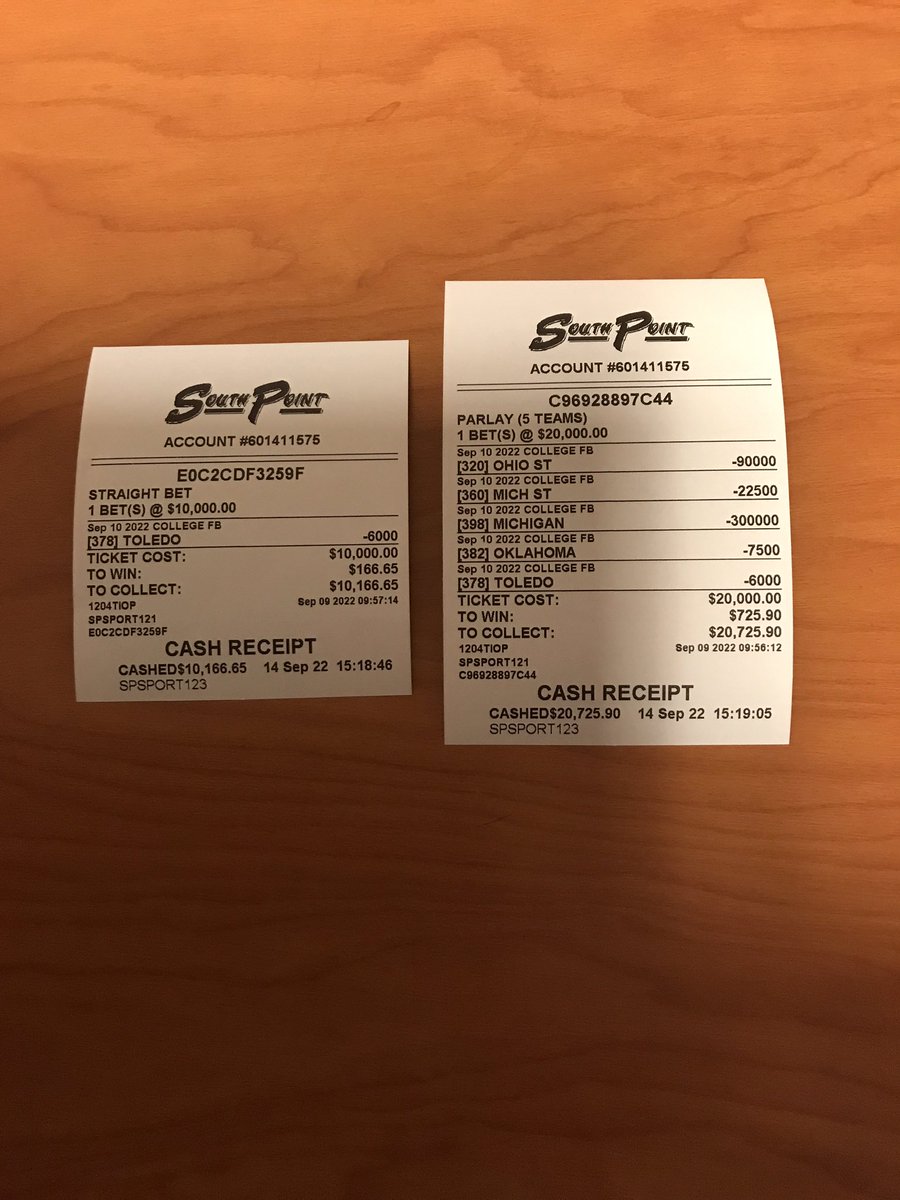 JimmyVaccaro's tweet photo. People will bet anything https://t.co/MboGFscu4o