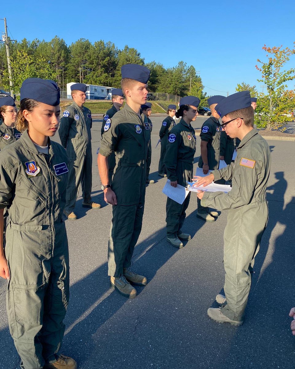 First flight suit wear of the year for ground school cadets ✈️ #SC951 #excellenceinallwedo #aviation