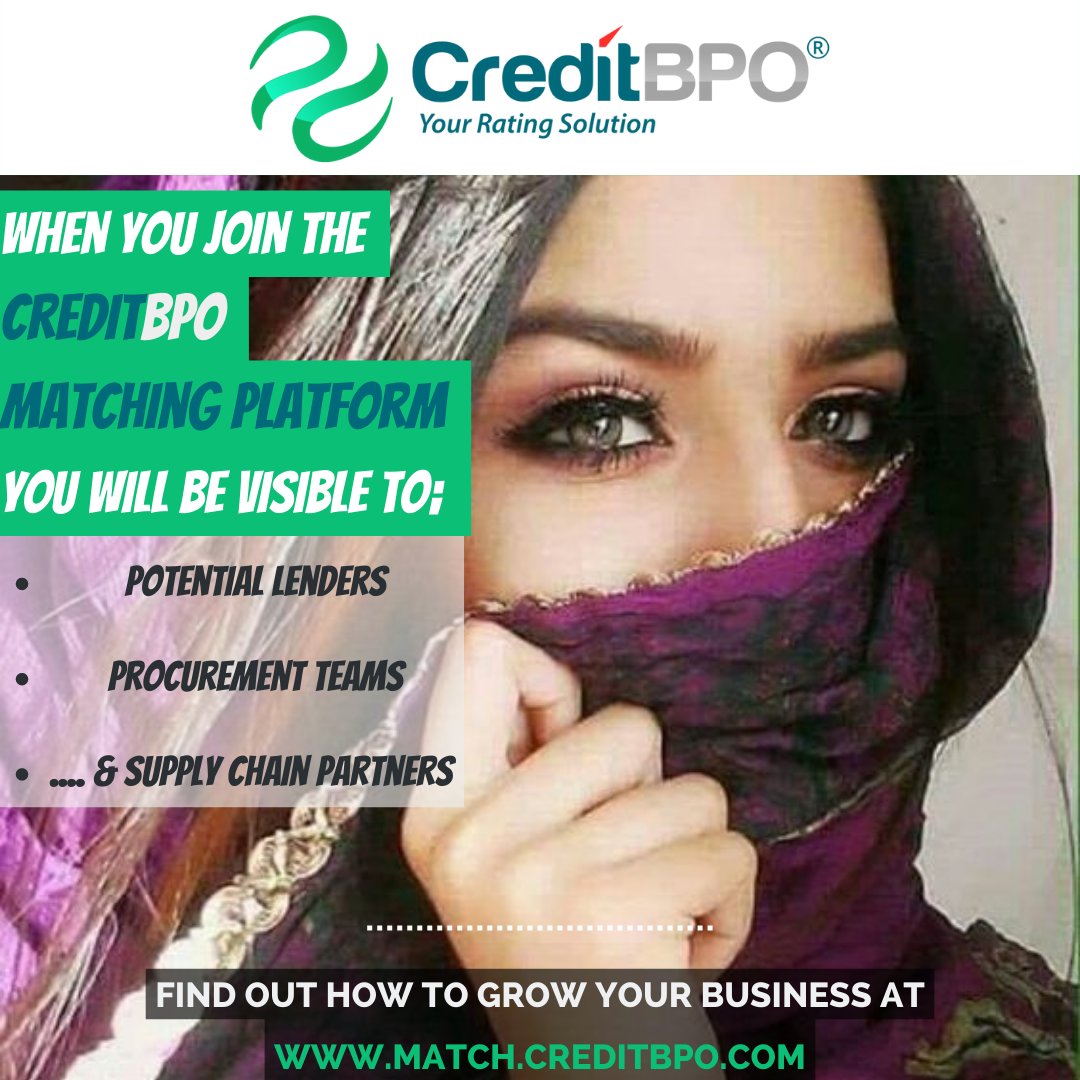 CreditBPO's tweet photo. CreditBPO for SME: By joining CreditBPO Matching Platform, you will be visible to numerous lenders, procurement teams and partners at once

For more detail
JUMP HERE https://t.co/1TRPKyio4w

#Creditbpo #matchingplatform #businessloan #suppliers #vendors #partners #financialhealth https://t.co/Sq5Wmwnksb