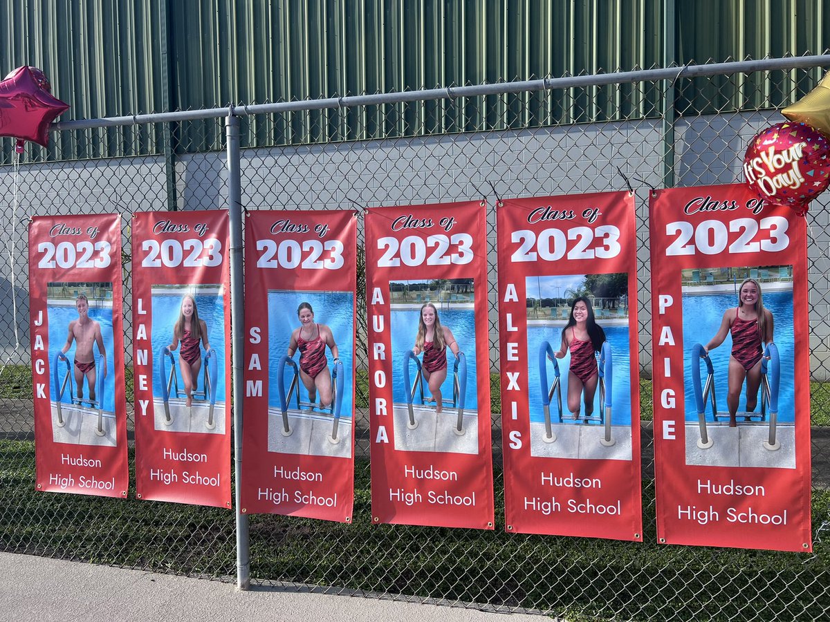 Congratulations to Cobra Swim on their Senior Night! ❤️💛🐍