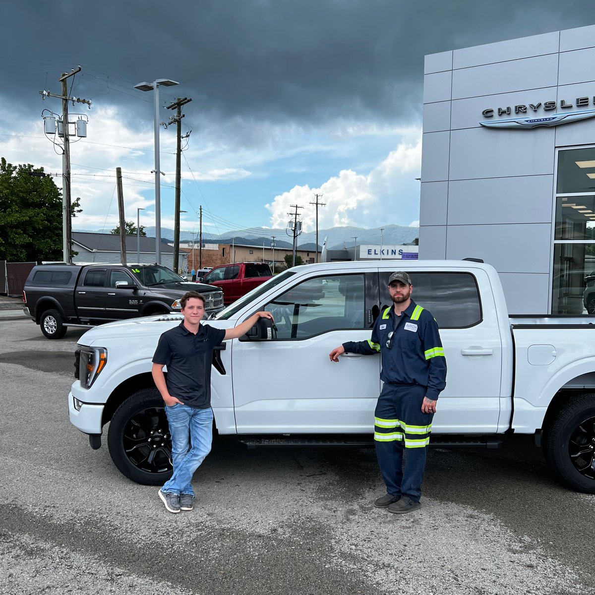 Congrats to David on the purchase of his all new 2022 Ford F-150 XLT in Oxford White 😍  This truck is one of our favorites. We love the F-150. So reliable. So luxurious. Thanks for choosing us, David. #ElkinsFordlandFamily #FordFamily