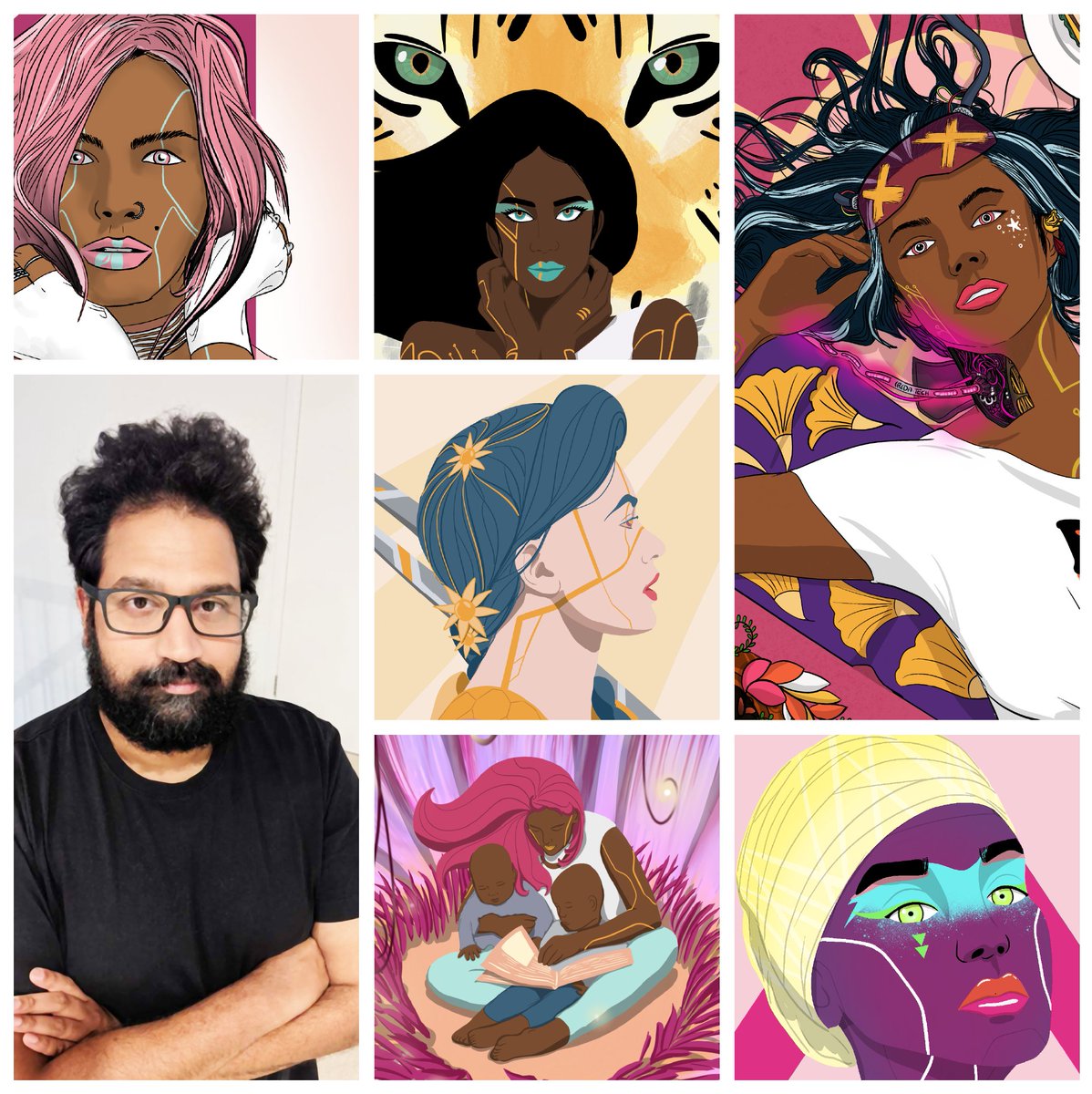 ChippedPixels's tweet image. Hi 👋 I'm RJ, I am an #ArtistOnTwitter, a data scientist, a proud PoC and super bullish on womxn creators and womxn-led projects! 👠🔥