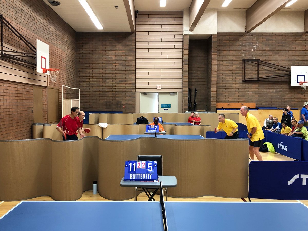 The @BC55games are underway! Tennis and Table Tennis are taking place at Henderson Park. Other events today include track and field, hockey, curling and more! Check out 55plusbcgames.org for more information. #yyj #victoriabc